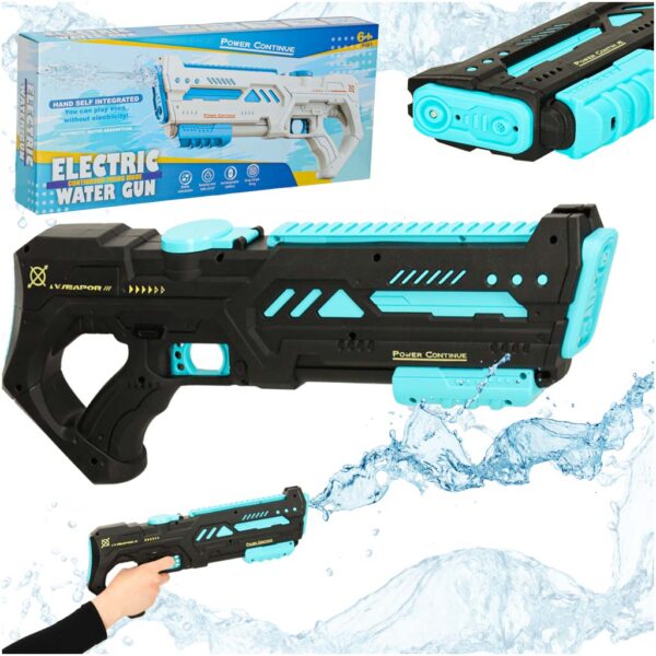 Pistolet karabin na wode elektryczny mocny profesjonalny bron wodna dla dzieci czarny Pistolet karabin na wode elektryczny mocny profesjonalny bron wodna dla dzieci czarny