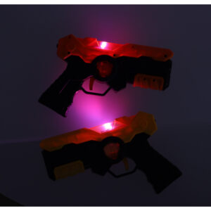 Pistolet laserowy paintball z tarcza na podczerwien zestaw 2 szt