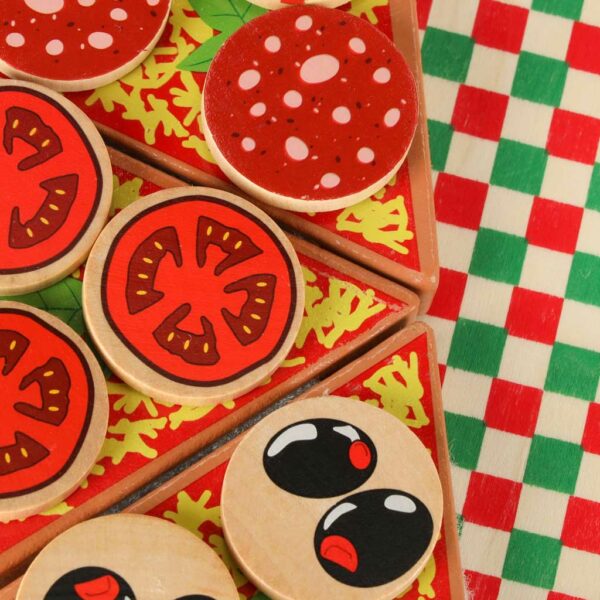 Pizza drewniany zestaw do zabawy na rzep akcesoria lopatka noz talerz nauka krojenia 20cm