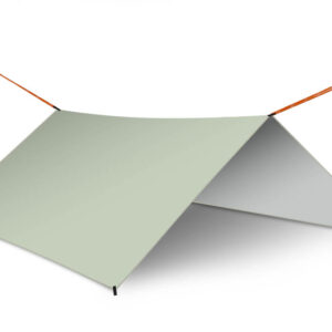 Plandeka tarp plachta biwakowa namiot na hamak oslona przeciwdeszczowa 300cm szary