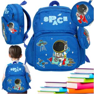 Plecak dla przedszkolaka szkolny dzieciecy astronauta 30x14x23cm