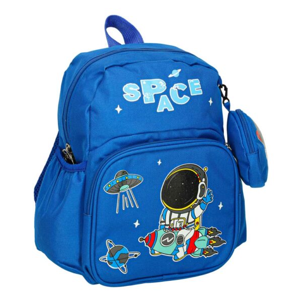 Plecak dla przedszkolaka szkolny dzieciecy astronauta 30x14x23cm
