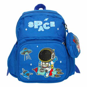Plecak dla przedszkolaka szkolny dzieciecy astronauta 30x14x23cm