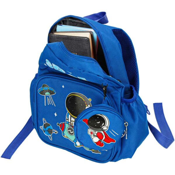 Plecak dla przedszkolaka szkolny dzieciecy astronauta 30x14x23cm