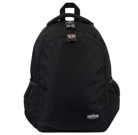 Plecak szkolny mlodziezowy 3 komorowy Black Vintage 18 cali
