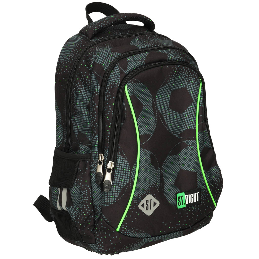 Plecak szkolny mlodziezowy 3 komorowy Football 15 cali