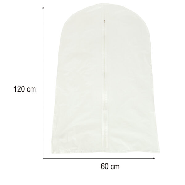 Pokrowiec na ubrania garnitur odziez ubrania przezroczysty 60 x 120 cm