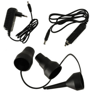 Pompka elektryczna do materaca 12V 240V koncowki