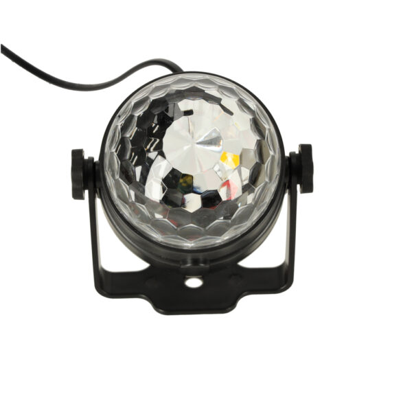 Projektor RGB LED kula disco dyskotekowa pilot