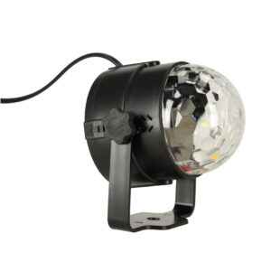 Projektor RGB LED kula disco dyskotekowa pilot