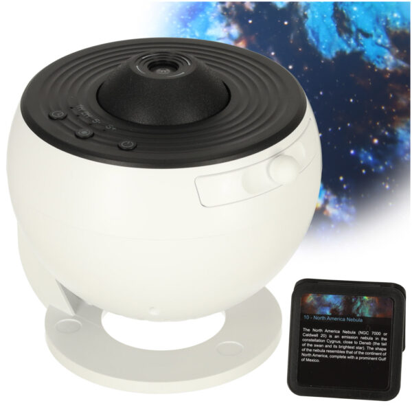 Projektor gwiazd planetarium USB LED 12 dyskow