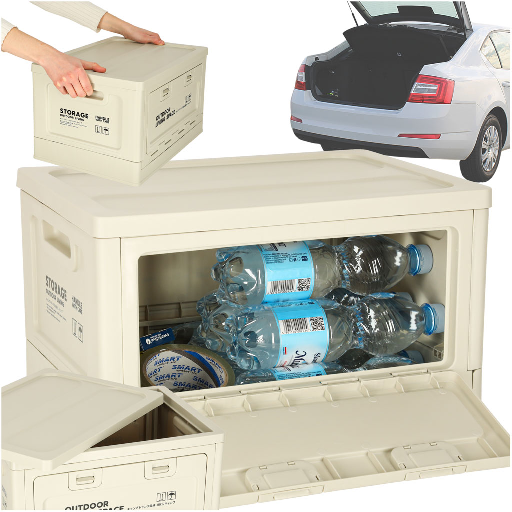 Pudelko campingowe skrzynka organizer do bagaznika