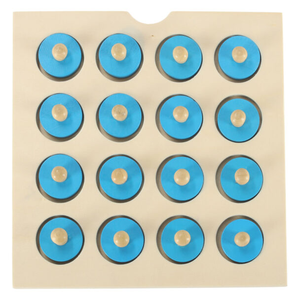 Puzzle drewniane gra planszowa memory 4 karty
