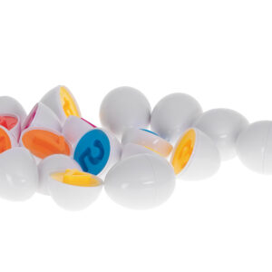 Puzzle klocki jajka 12 szt wytlaczanka Montessori liczby i kolory