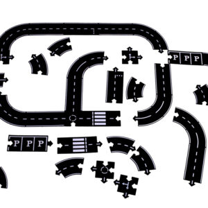 Puzzle kreatywne 2w1 droga jezdnia 40 elementow