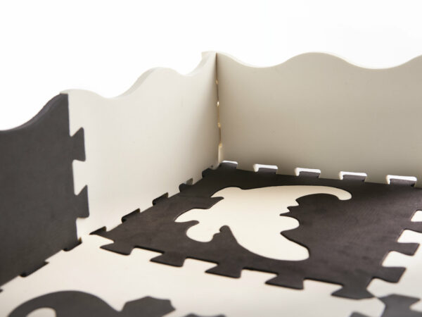 KX6270 Puzzle piankowe mata dla dzieci 25el. czarno białe