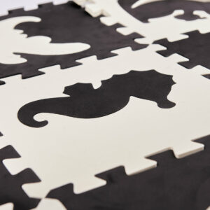 KX6270 Puzzle piankowe mata dla dzieci 25el. czarno białe