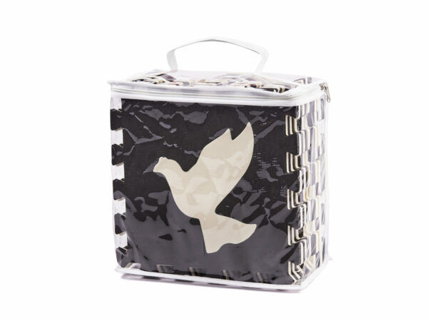 Puzzle piankowe mata dla dzieci 25el czarno biale