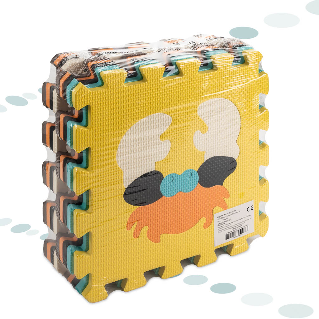 Puzzle piankowe mata dla dzieci 9 el kolor