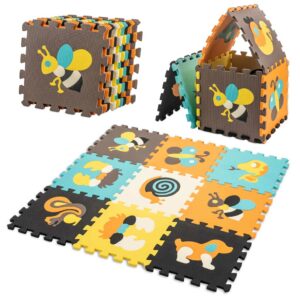 Puzzle piankowe mata dla dzieci 9 el kolorowe 85cm x 85cm x 1cm