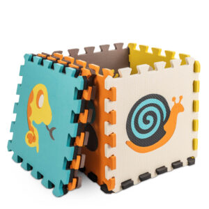 Puzzle piankowe mata dla dzieci 9 el kolorowe 85cm x 85cm x 1cm