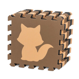 Puzzle piankowe mata dla dzieci 9el bez braz czarny 85cm x 85cm x 1cm
