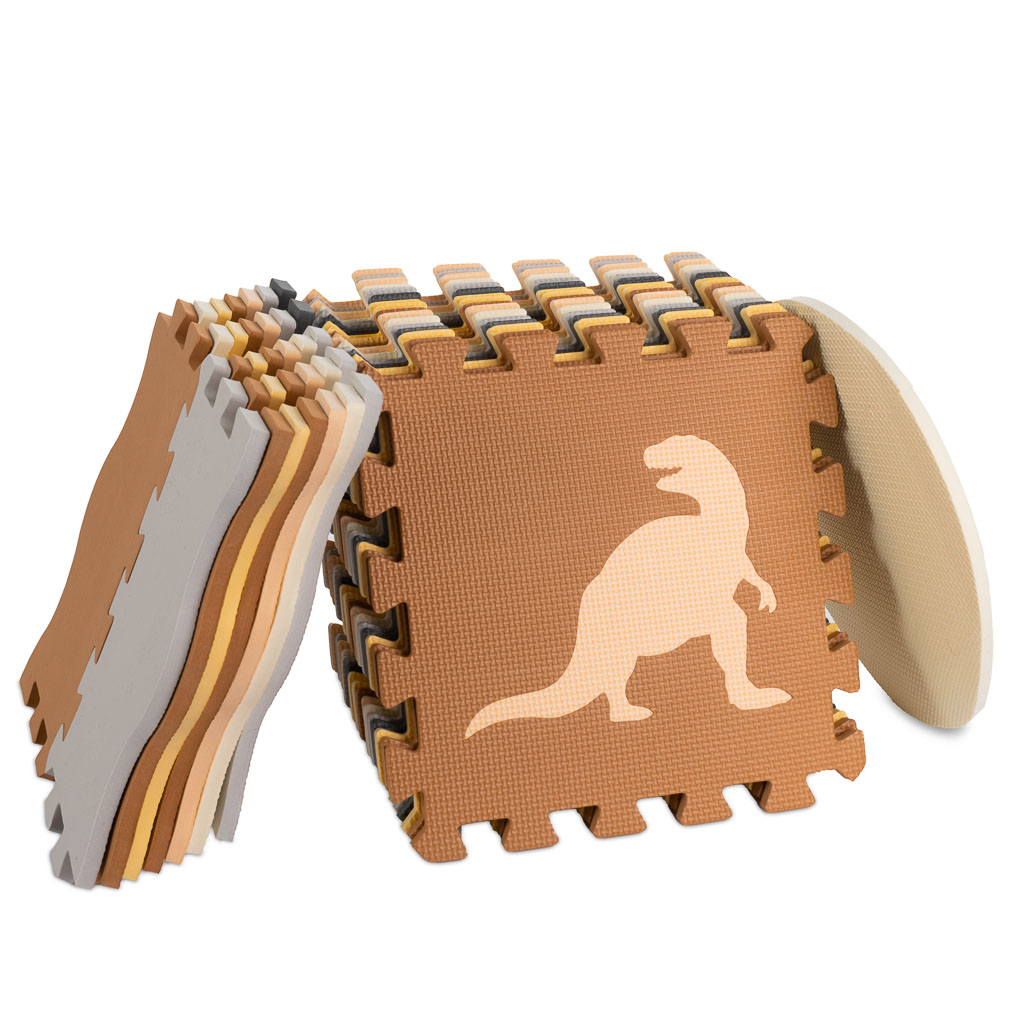 Puzzle piankowe mata kojec 36el dinozaury 143cm x 143cm x1cm