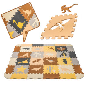 Puzzle piankowe mata kojec 36el dinozaury 143cm x 143cm x1cm