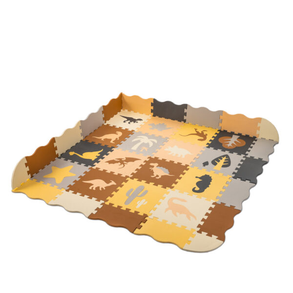 Puzzle piankowe mata kojec 36el dinozaury 143cm x 143cm x1cm