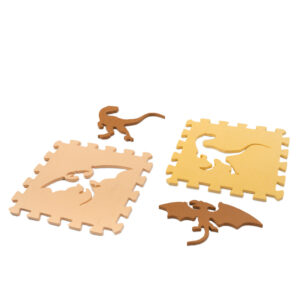 Puzzle piankowe mata kojec 36el dinozaury 143cm x 143cm x1cm