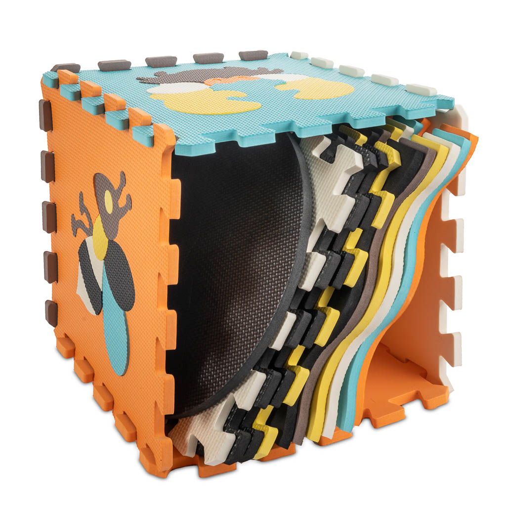 Puzzle piankowe mata kojec dla dzieci 25el ko foli