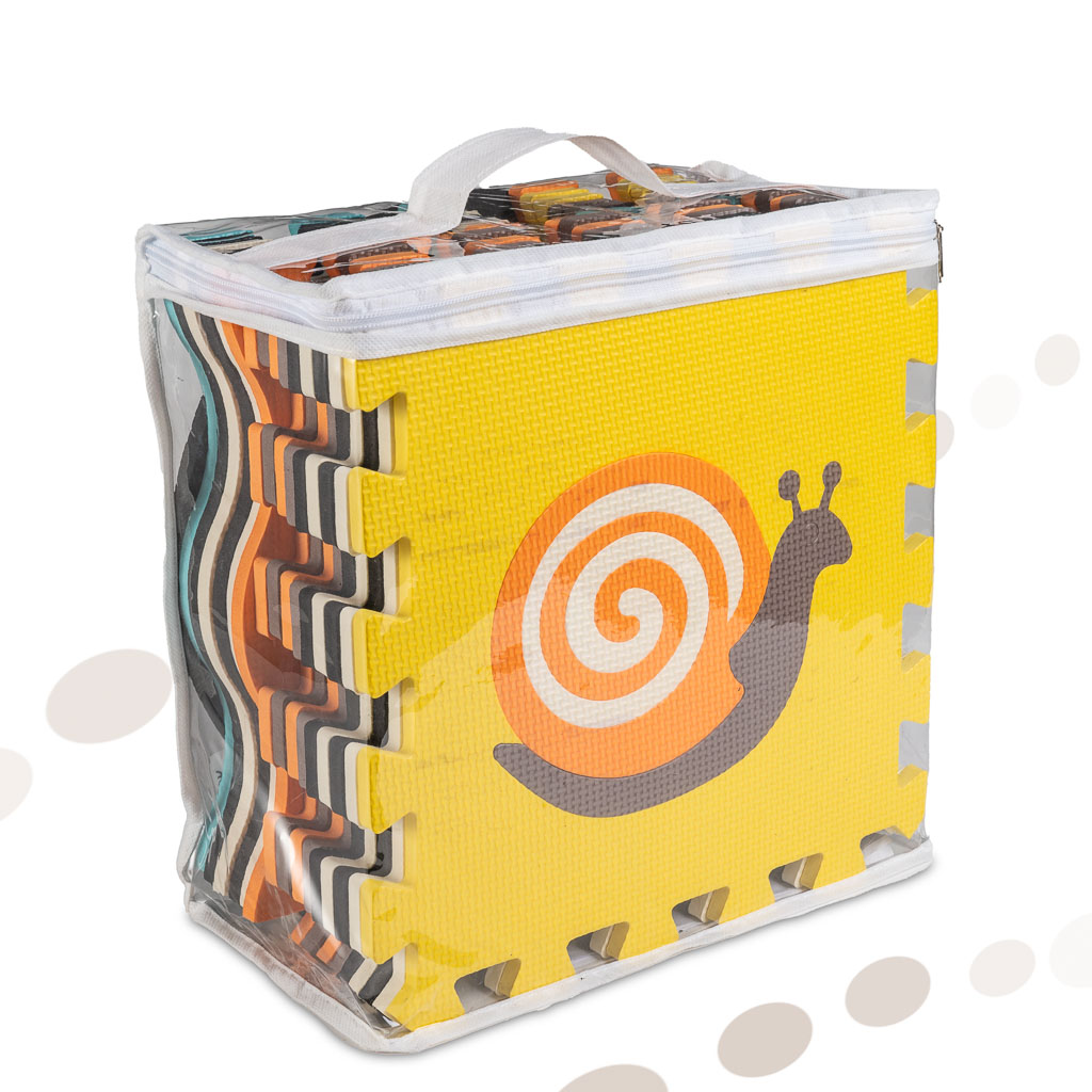 Puzzle piankowe mata kojec dla dzieci 25el kolorowe 114cm x 114cm x 1cm