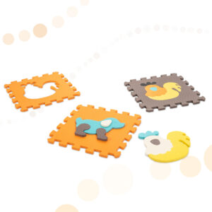 Puzzle piankowe mata kojec dla dzieci 25el kolorowe 114cm x 114cm x 1cm