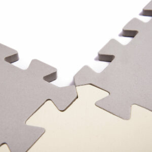 KX6269 Puzzle piankowe mata kojec dla dzieci 36el szaro ecru