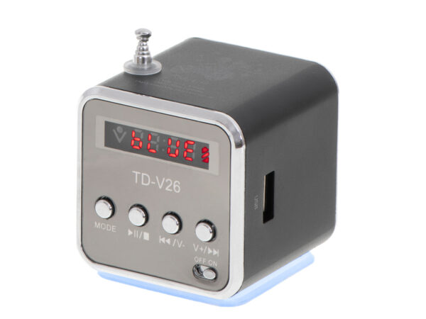 Radio akumulatorowe przenosne glosnik Bluetooth LCD TD V26
