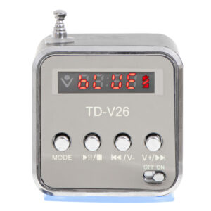 Radio akumulatorowe przenosne glosnik Bluetooth LCD TD V26