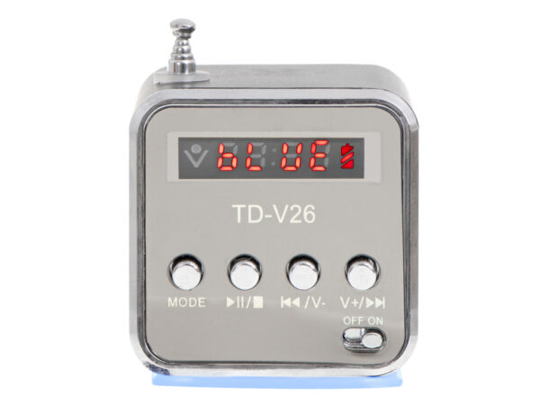 Radio akumulatorowe przenosne glosnik Bluetooth LCD TD V26