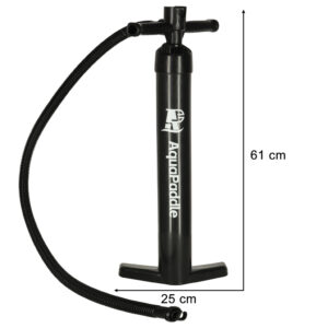 Reczna pompka powietrza z manometrem do Aqua Paddle pontonu basenu deski SUP