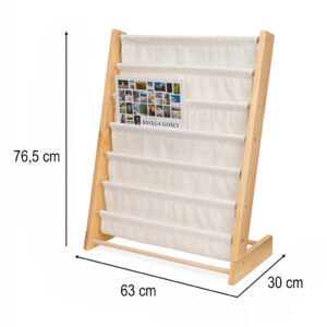 Regal na ksiazki dla dzieci stojak polka 76 5cm