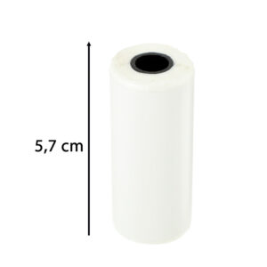 Rolki papier wklad samoprzylepny termiczny do mini drukarki 5 7cmx4 5m 5 sztuk
