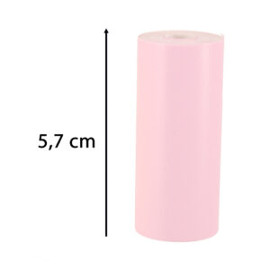 Rolki papier wklad termiczny do mini drukarki 5 7cmx3m 3 sztuki kolorowe
