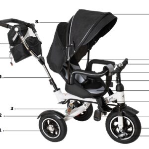Rowerek Trojkolowy Trike Fix V3 czarny