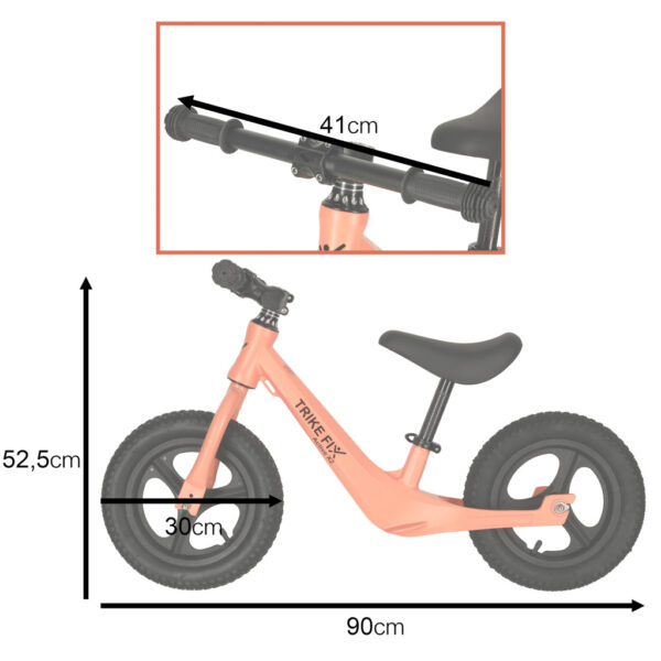 Rowerek biegowy Trike Fix Active X2 pomaranczowy