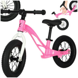 Rowerek biegowy Trike Fix Active X2 rower lekki 3 7 kg pompowane kola rozowy