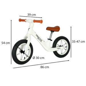 Rowerek biegowy Trike Fix Balance PRO bialy