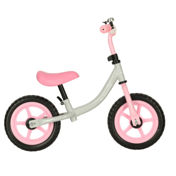 Rowerek biegowy Trike Fix Balance szary rozowy