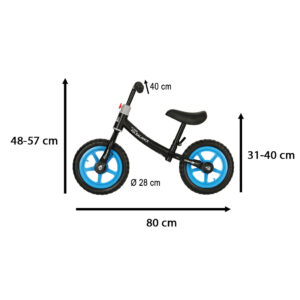 Trike Fix Fix Balance Ultra Light Big 1 8 kg čiernej modrej farby
