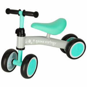 Rowerek biegowy Trike Fix Tiny jezdzik chodzik 4 kola regulacja kierownicy mietowy