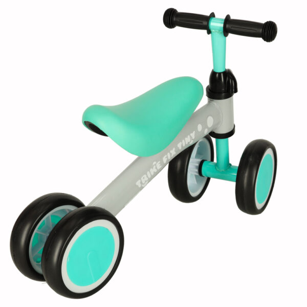 Rowerek biegowy Trike Fix Tiny jezdzik chodzik 4 kola regulacja kierownicy mietowy