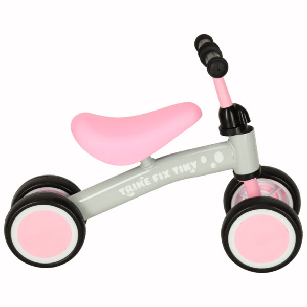 Rowerek biegowy Trike Fix Tiny jezdzik chodzik 4 kola regulacja kierownicy rozowy